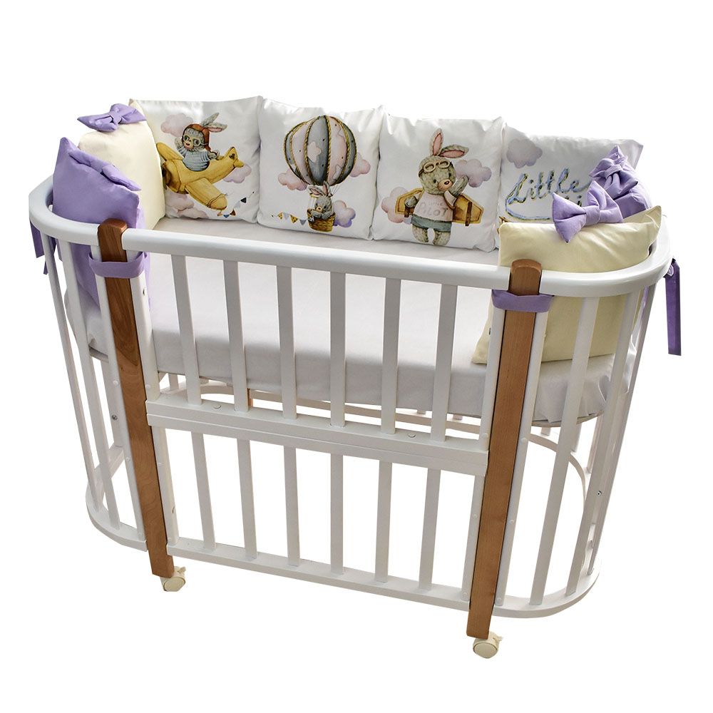 Комплект в кроватку 6 предметов на шарике