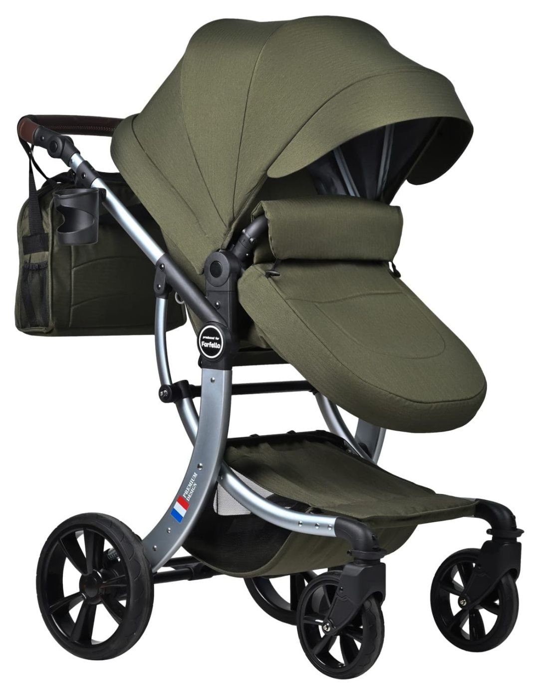 Коляска трансформер Aimile Original New Silver