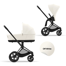 Cybex Priam IV Коляска 2 в 1, шасси IV Matt Black/Off White