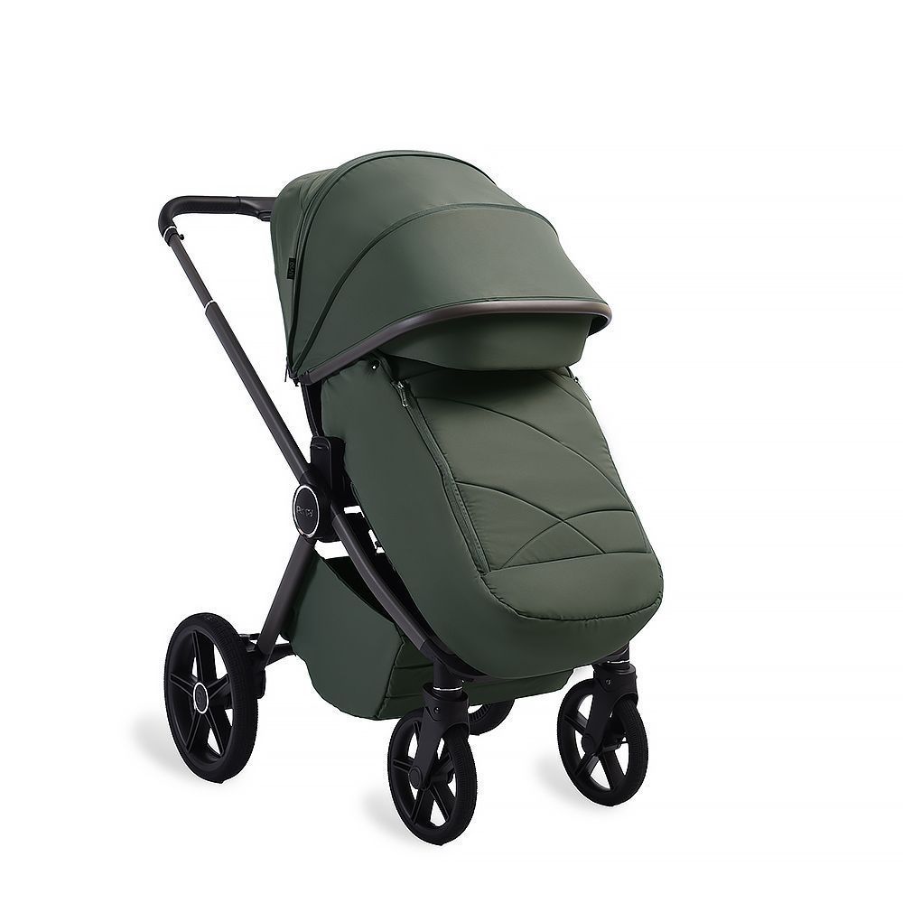 Коляска 2в1 Peppy Monaco Plus Oliva Green (рама серая)