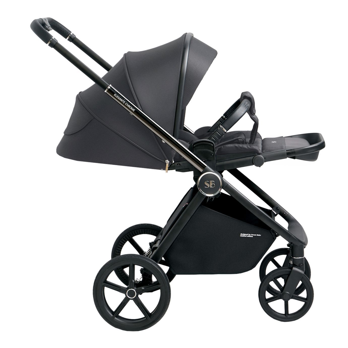 Прогулочная коляска Elegante Chrome Grey