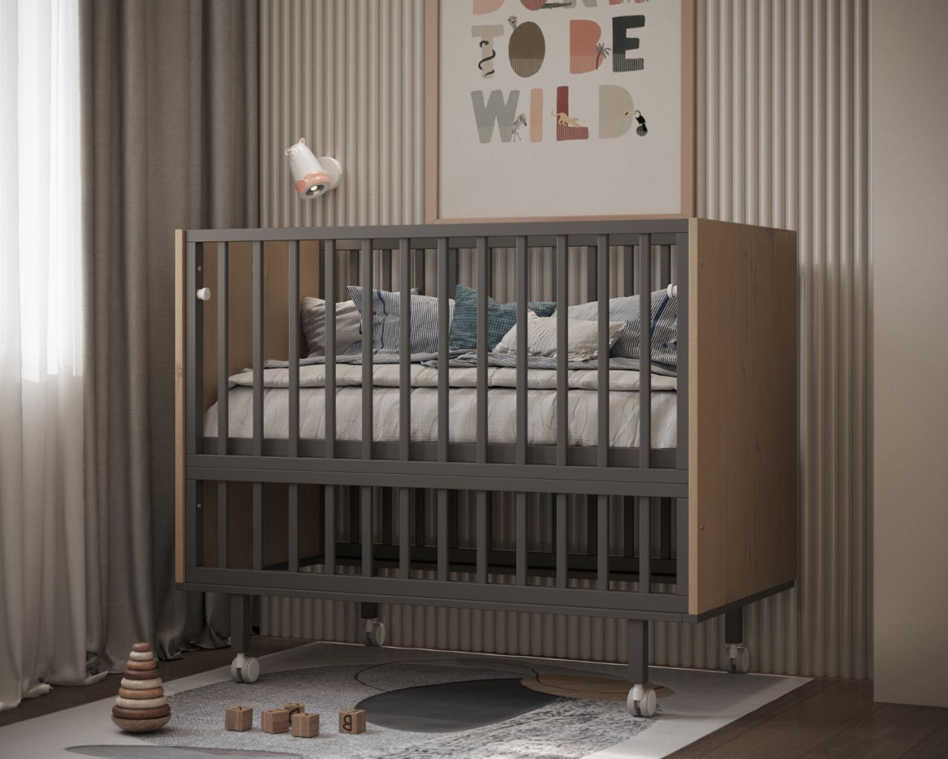 Детская кровать Cambridge с маятником