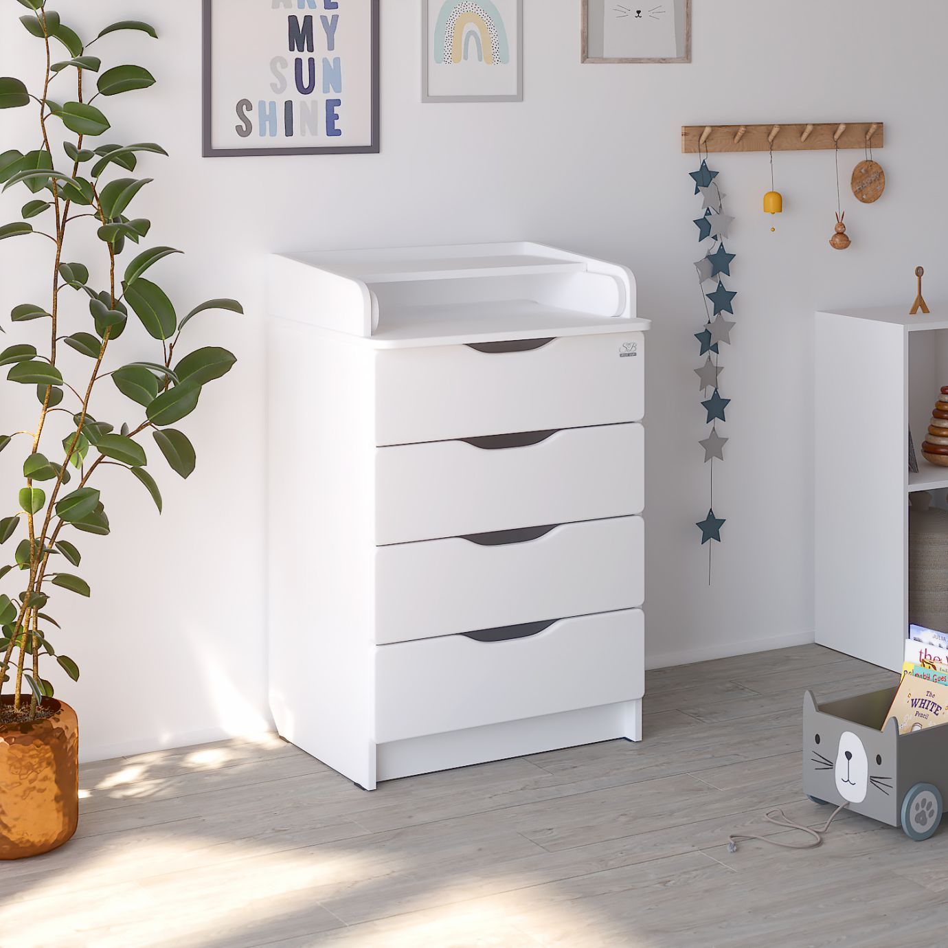 Комод Bravo Белый аляска