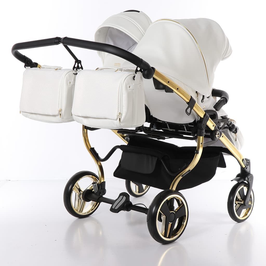 Коляска для двойни Junama Mirror Satin Duo