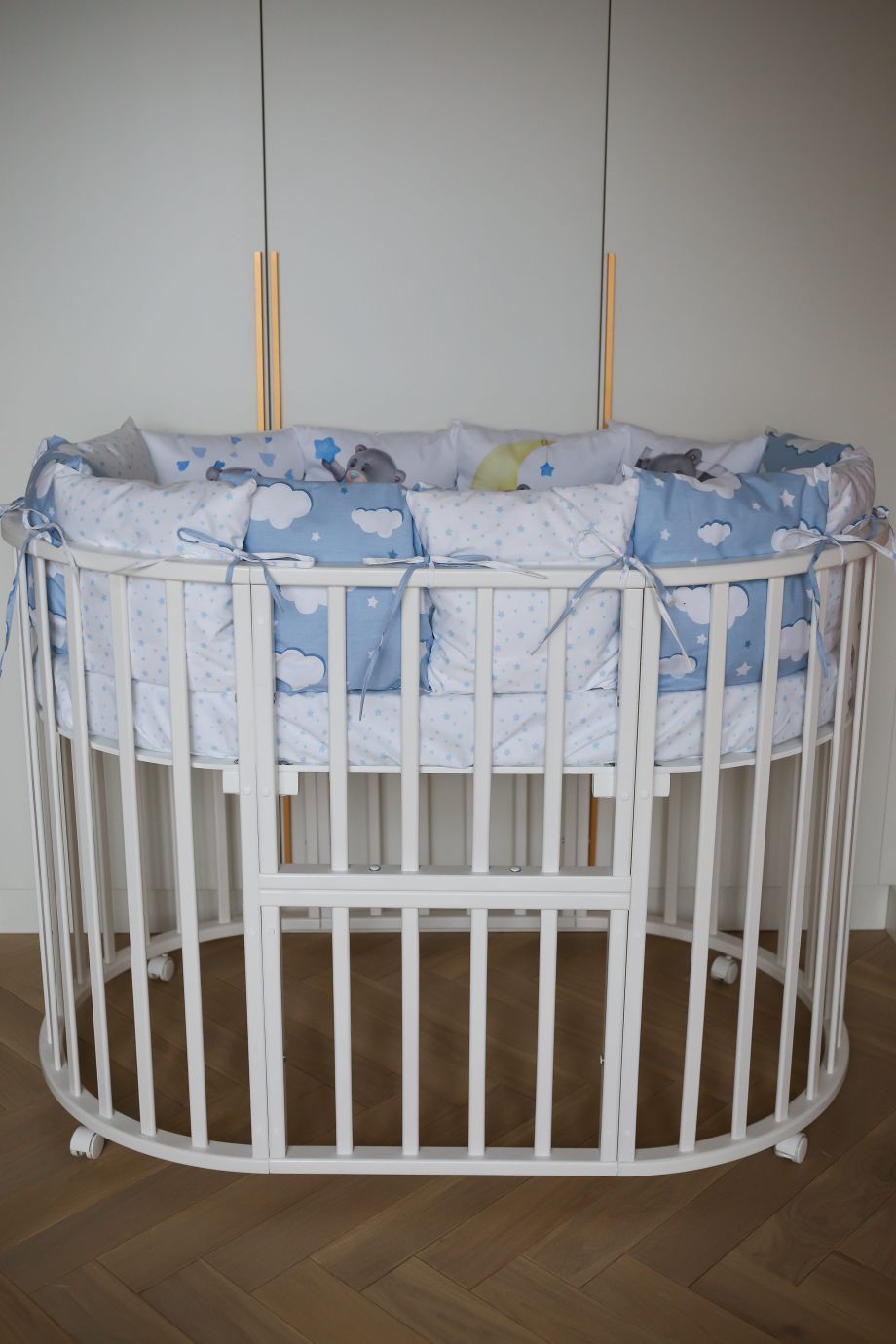 Комплект 17 предметов "малыш на луне голубой"