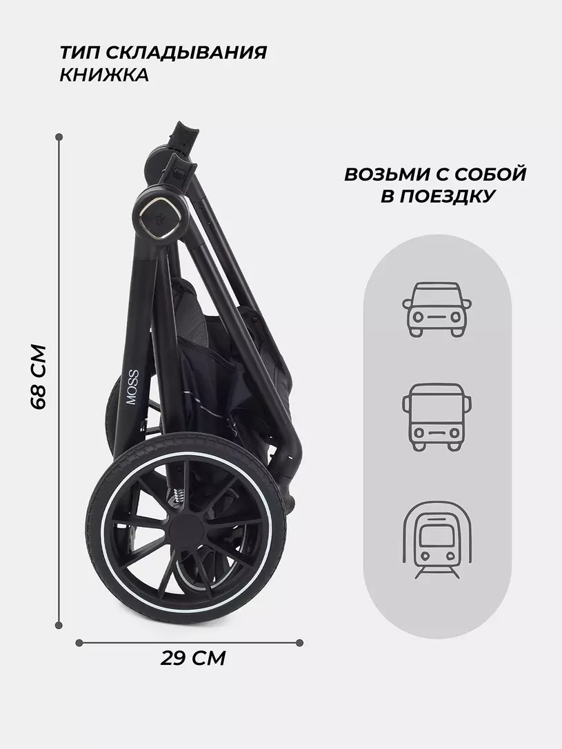 Коляска 2 в 1 RANT MOSS 2025