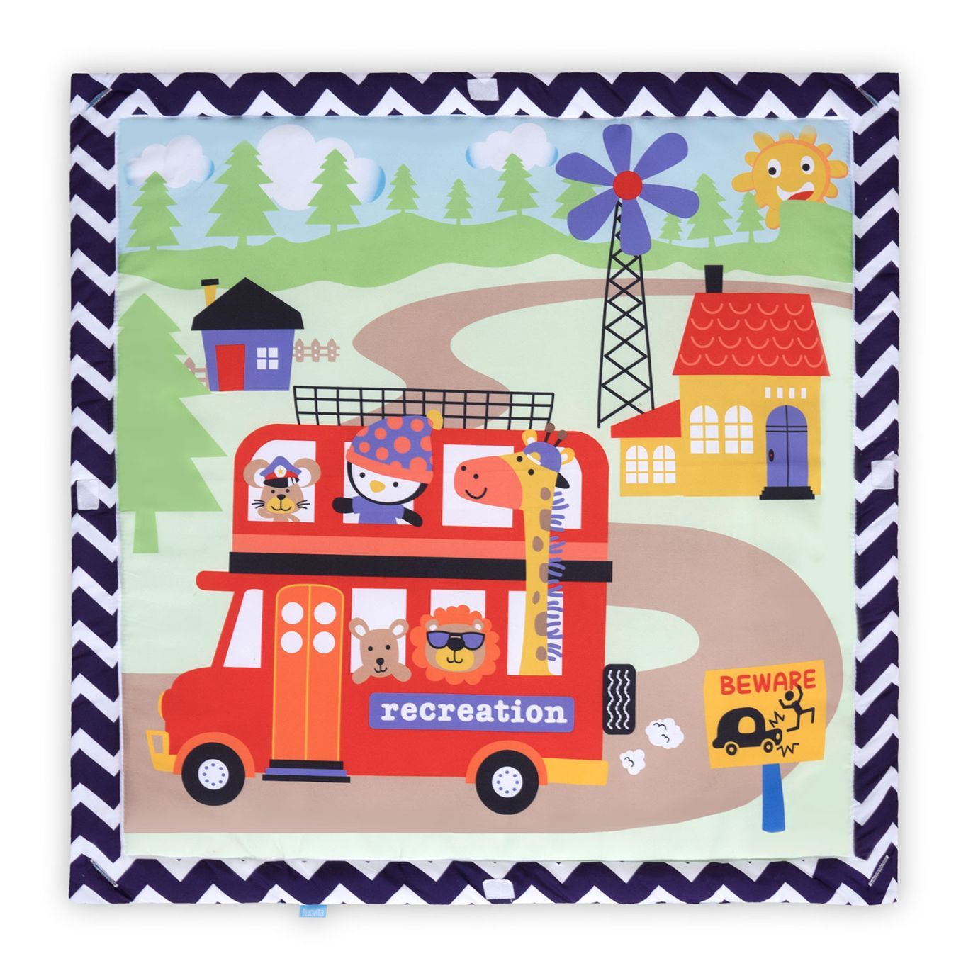 Развивающий коврик NUOVITA PICCOBINE CAMPO C1, город