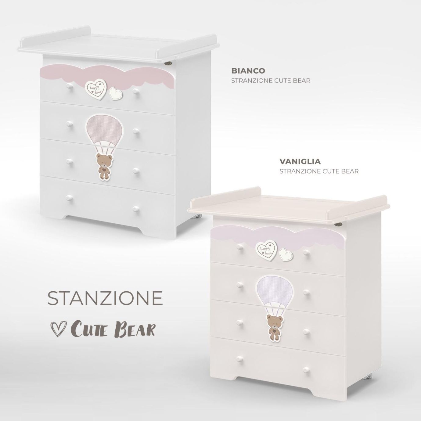 Комод пеленальный NUOVITA STANZIONE CUTE BEAR