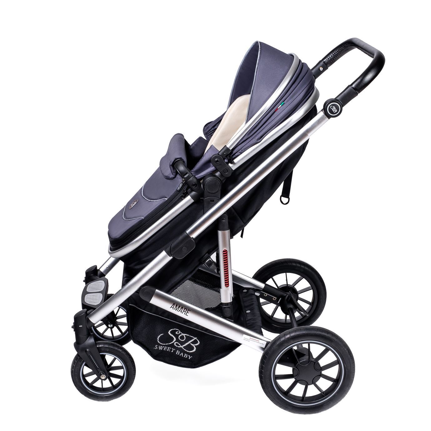 Коляска-трансформер Amare Grey