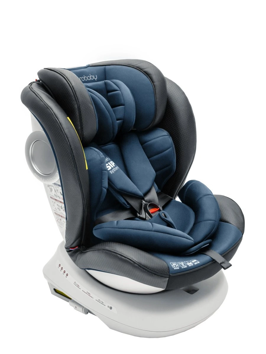 Автокресло детское CHAMPION, Isofix класс D, группа 0+/1/2/3 синий