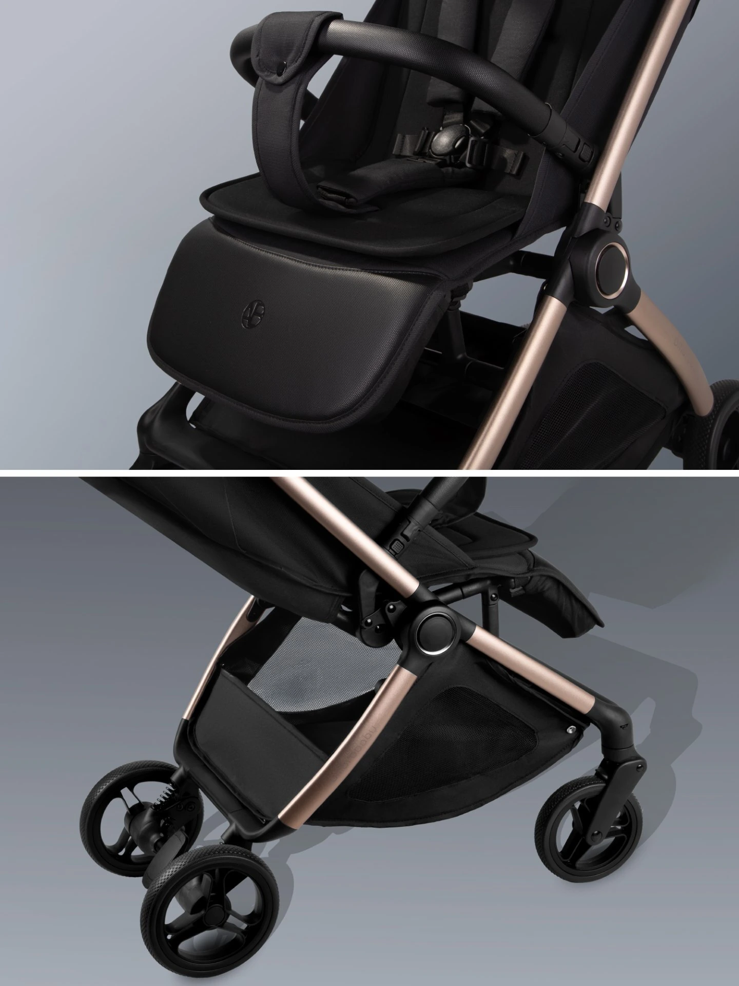 Коляска прогулочная Amarobaby, Jaunt, черный
