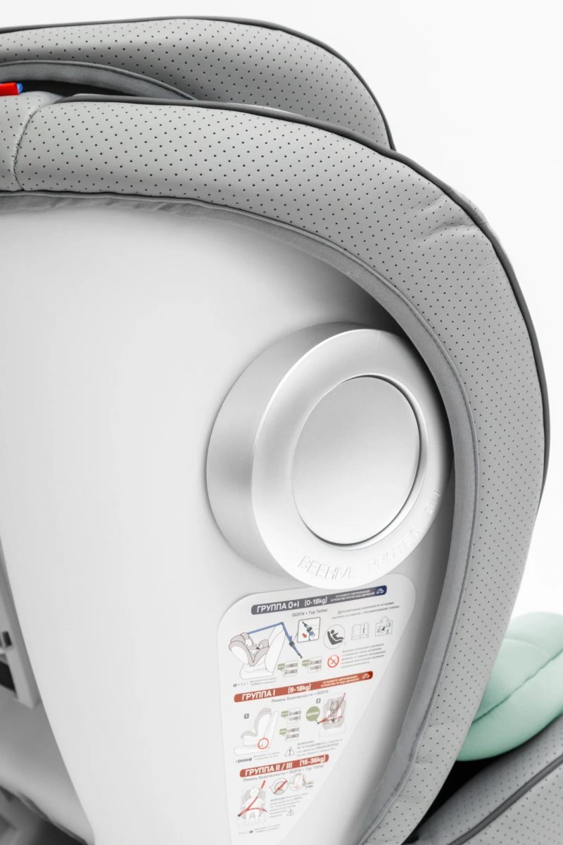 Автокресло детское CHAMPION, Isofix класс D, группа 0+/1/2/3 бирюзовый