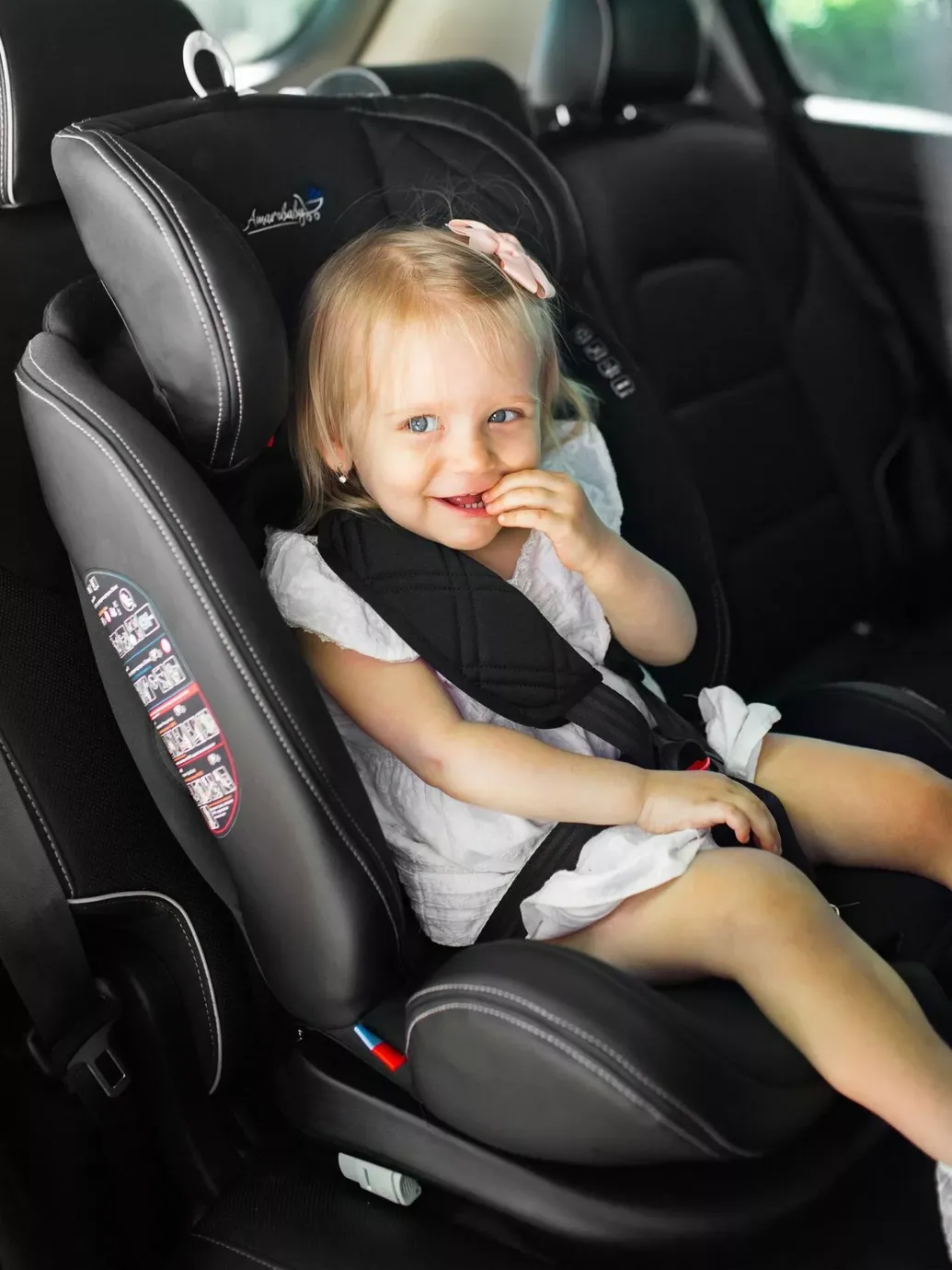 Автокресло детское, Isofix класс D, группа 0+/1/2/3 Бордо