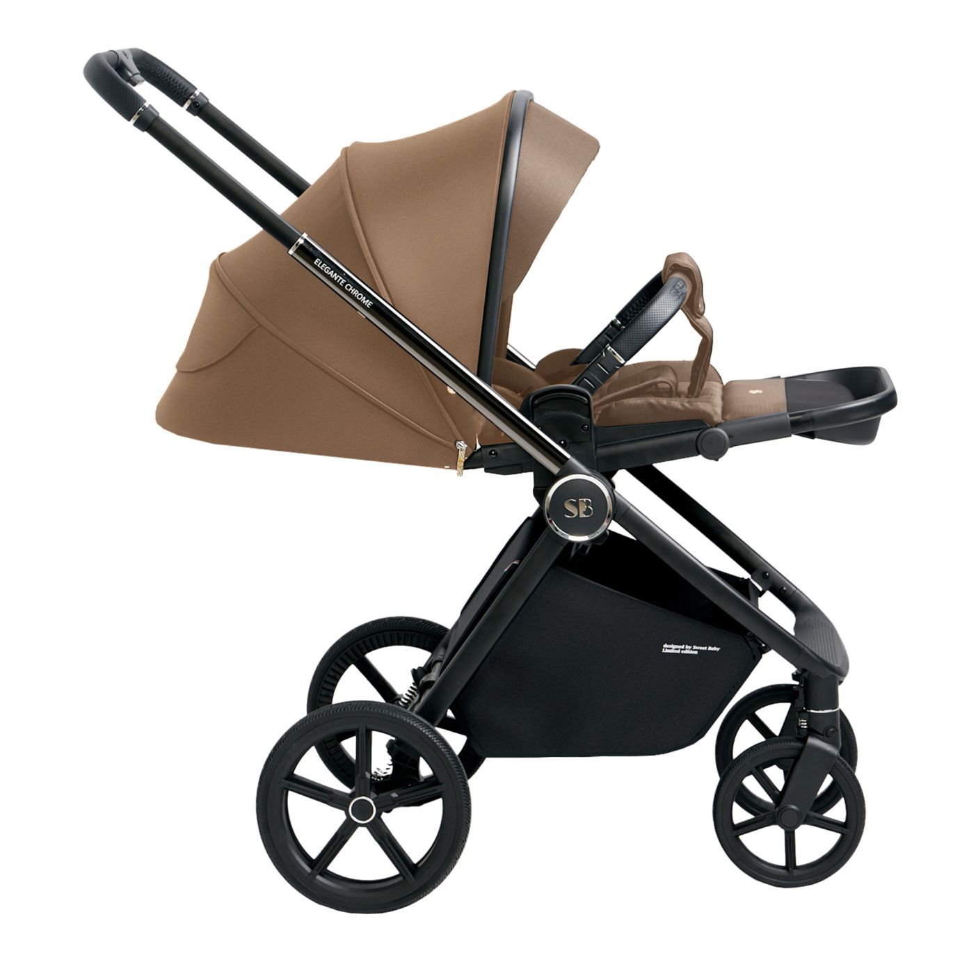 Прогулочная коляска Elegante Chrome Brown