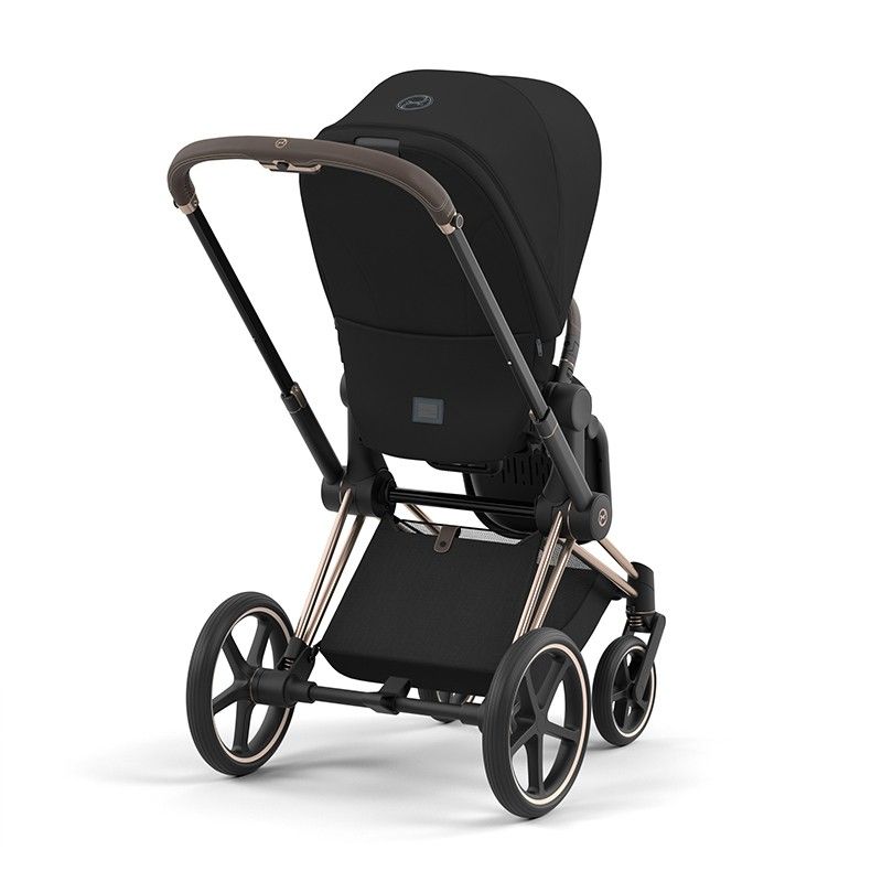 Cybex Priam IV коляска 2 в 1 Deep Black рама gold