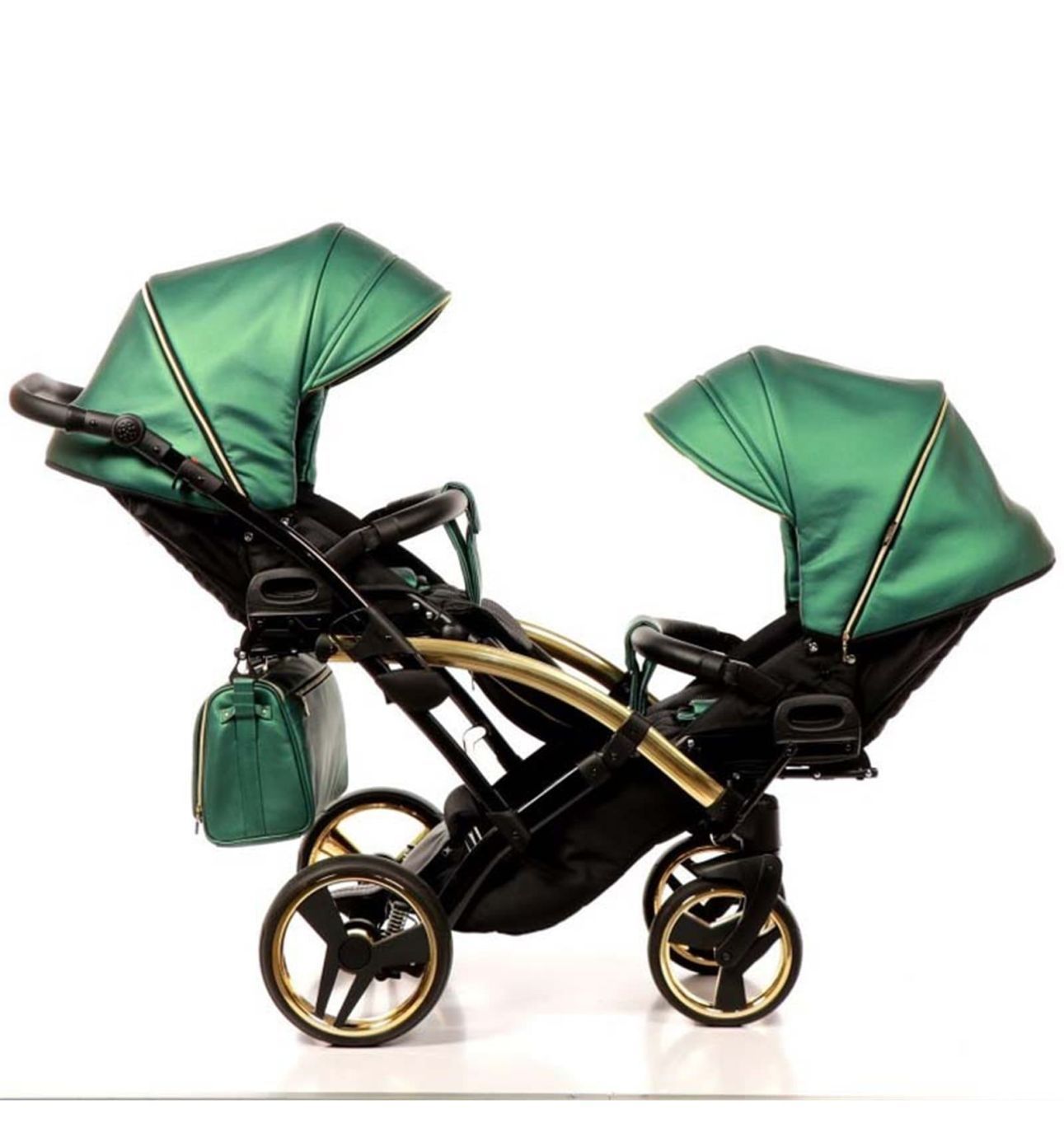 Коляска для двойни Junama Diamond Fluo line Duo Slim