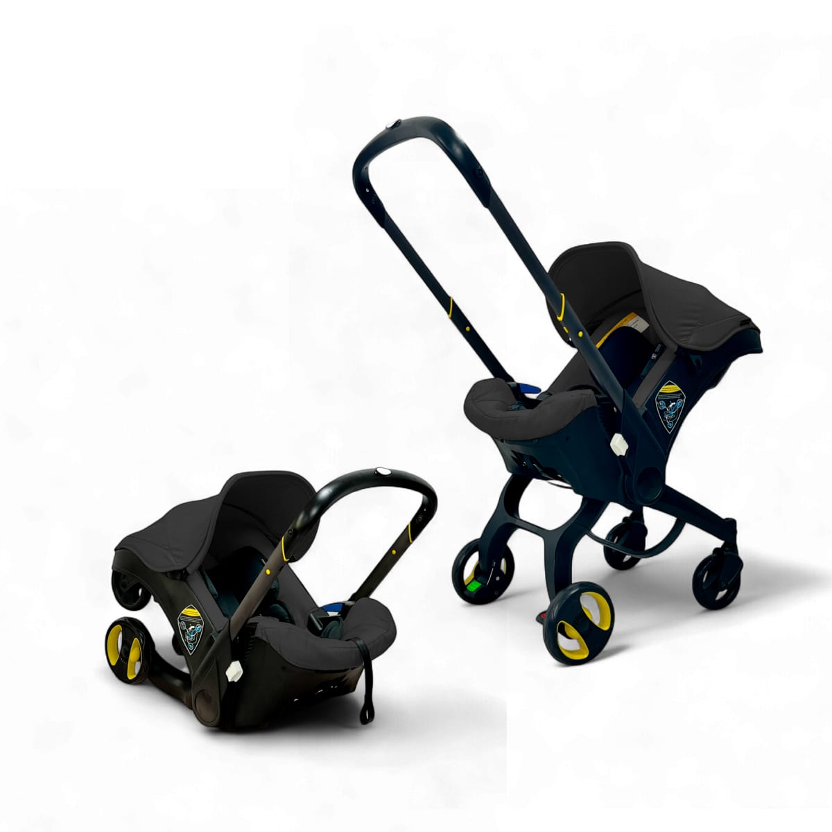 Коляска-автокресло BubaGO Mirco 4в1 black