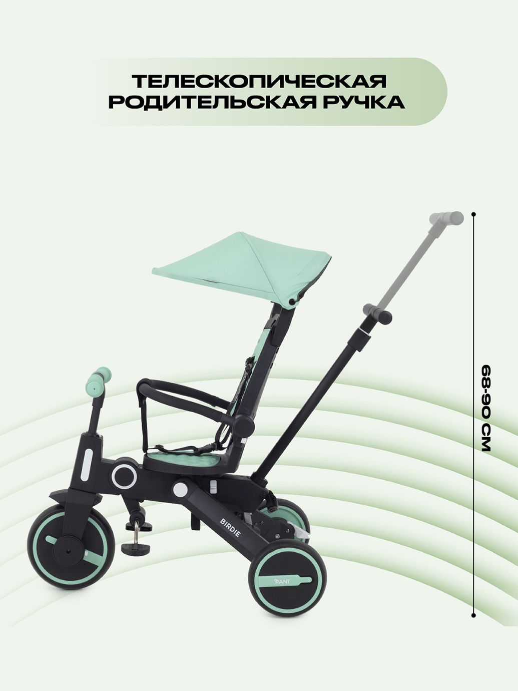 Велосипед трехколесный Rant Birdie MINT