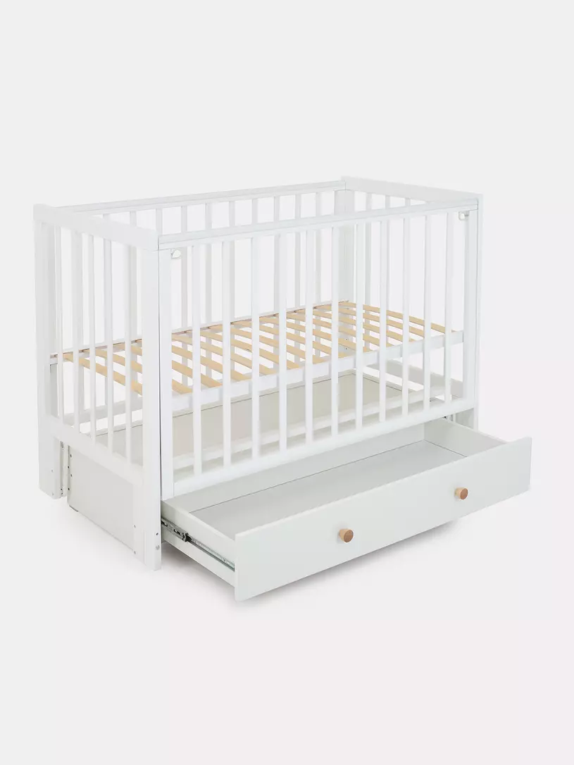 Кроватка Rant Indy Box CLOUD WHITE