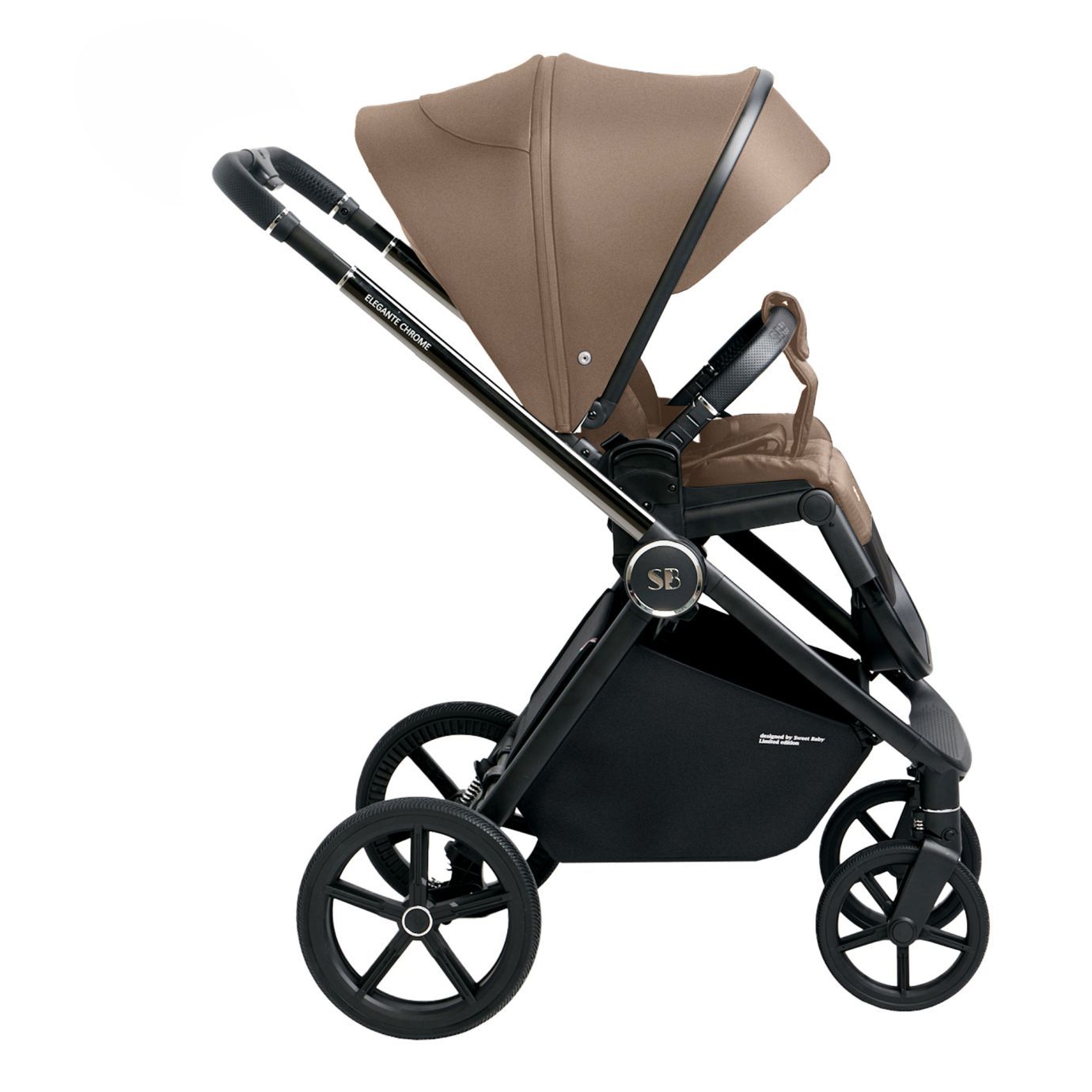 Прогулочная коляска Elegante Chrome Brown