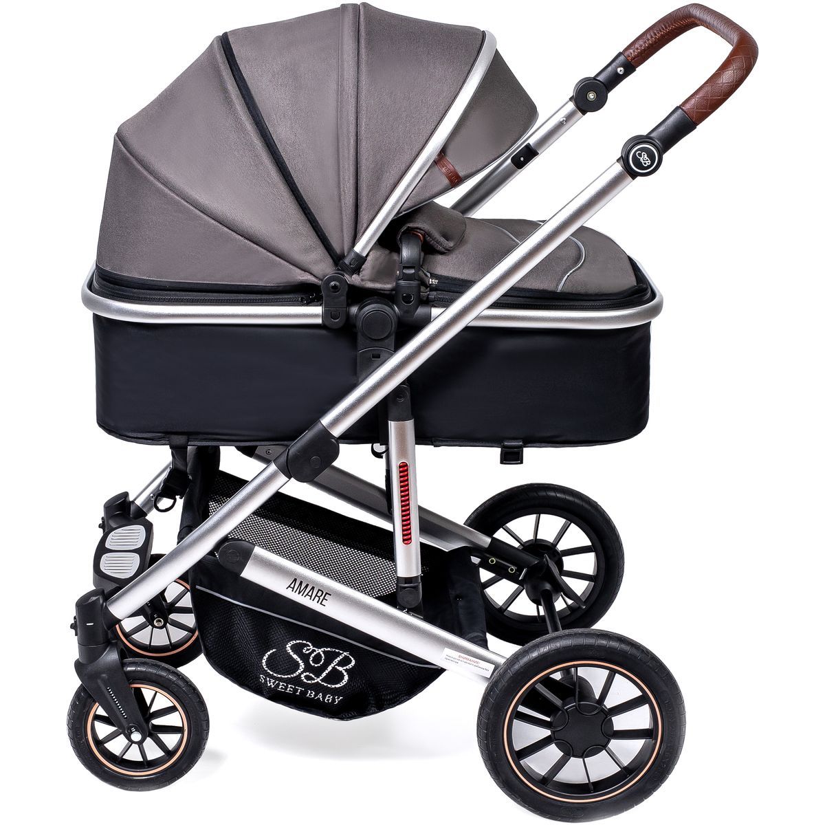 Коляска-трансформер Amare Brown