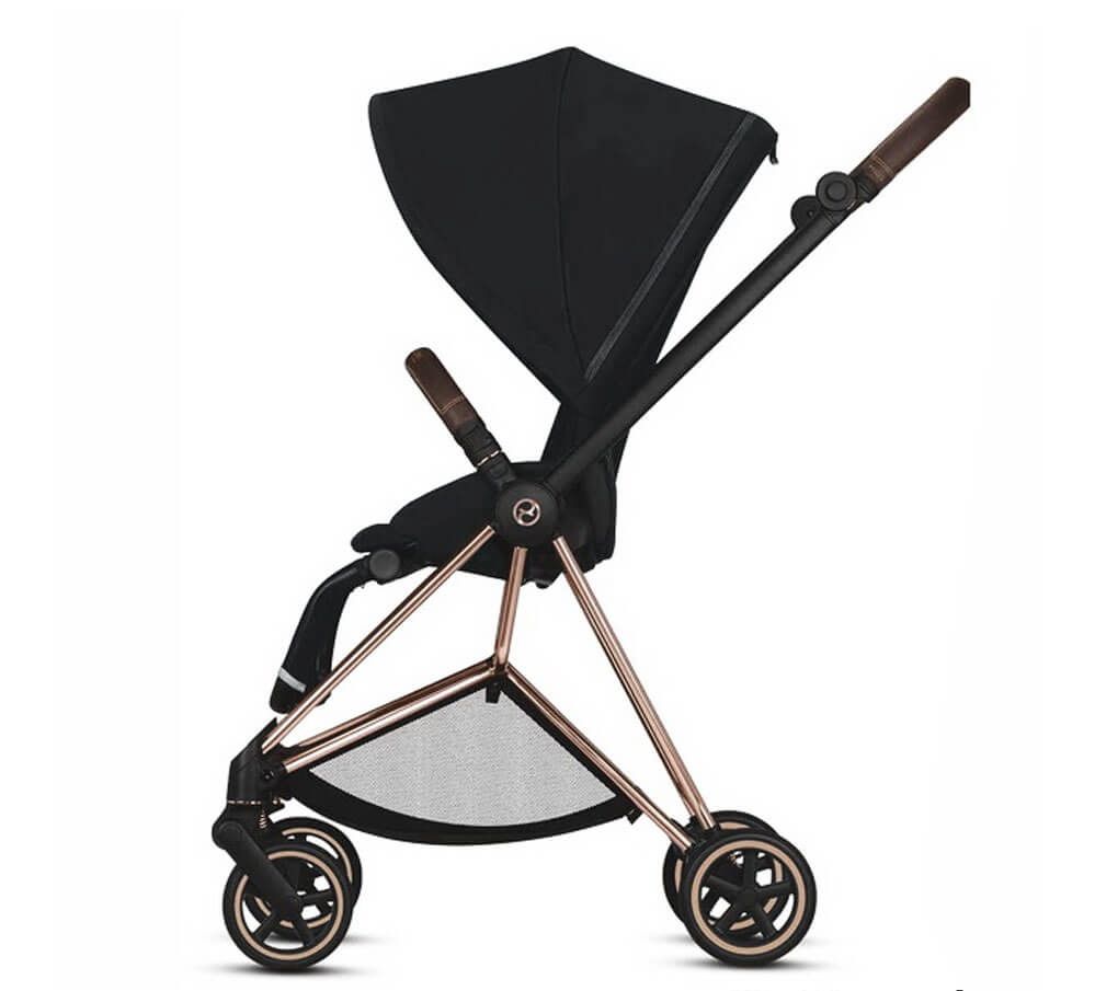 Cybex Mios III Прогулочная коляска, шасси Rose Gold, Sepia Black