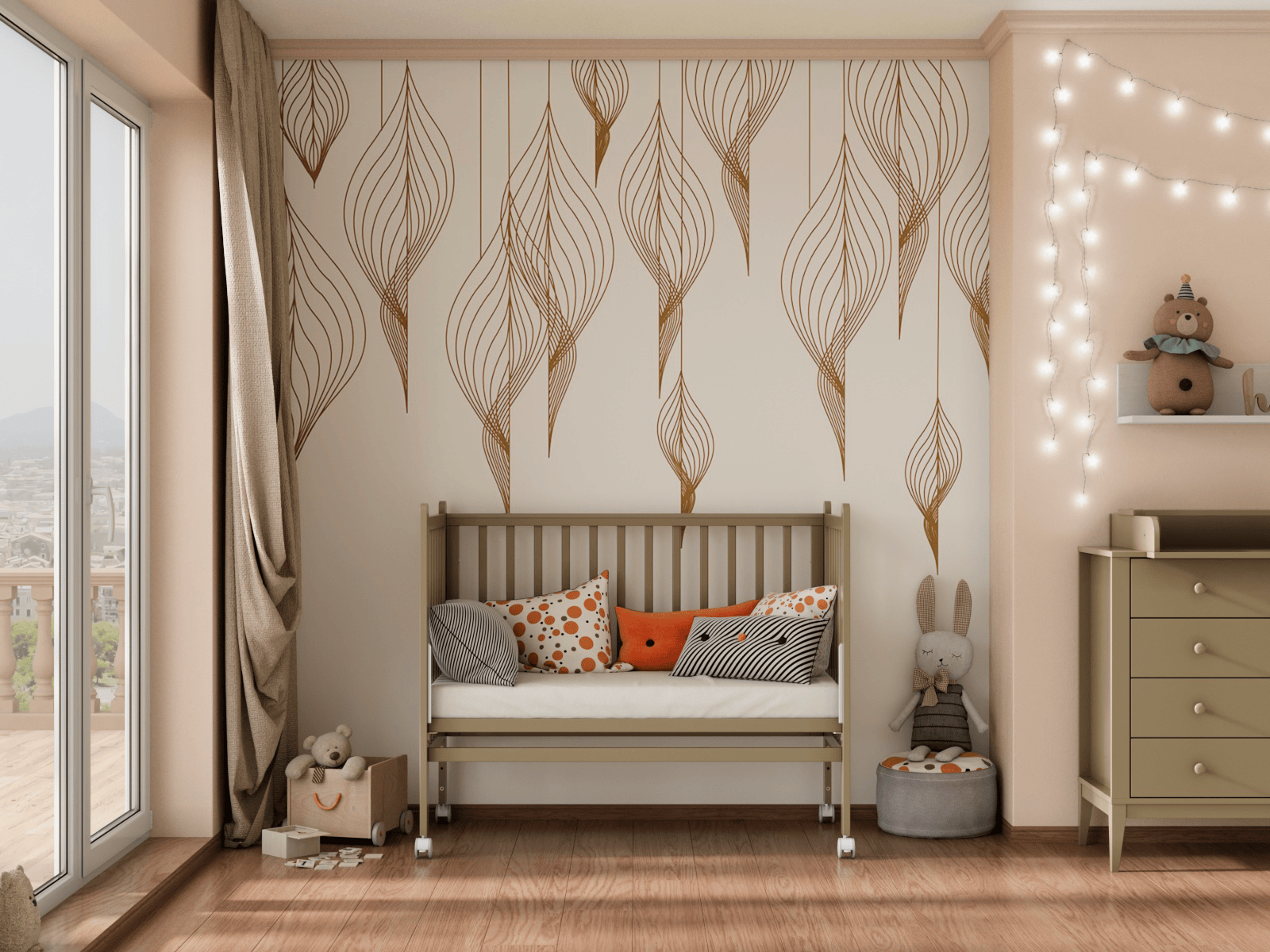 Кроватка Lunna Lika кашемир