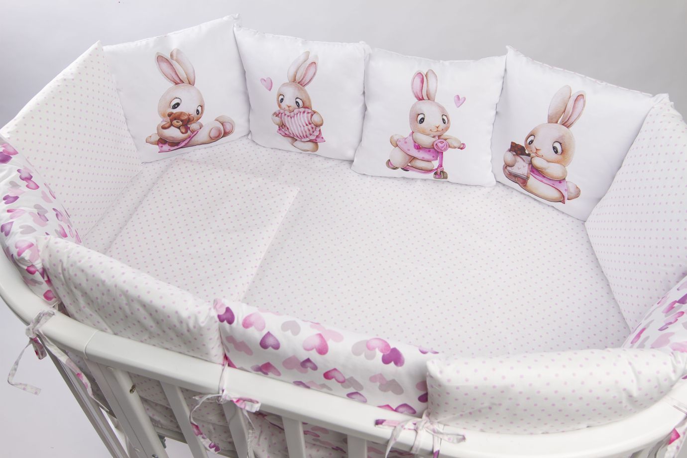 Комплект 17 предметов "Зайчонок розовый"