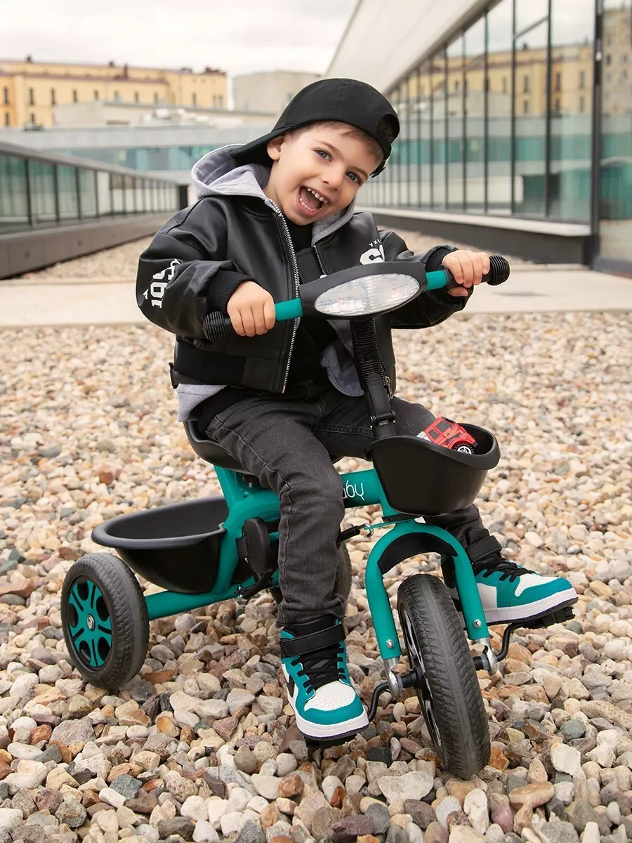 Велосипед детский трехколесный с ручкой Legend