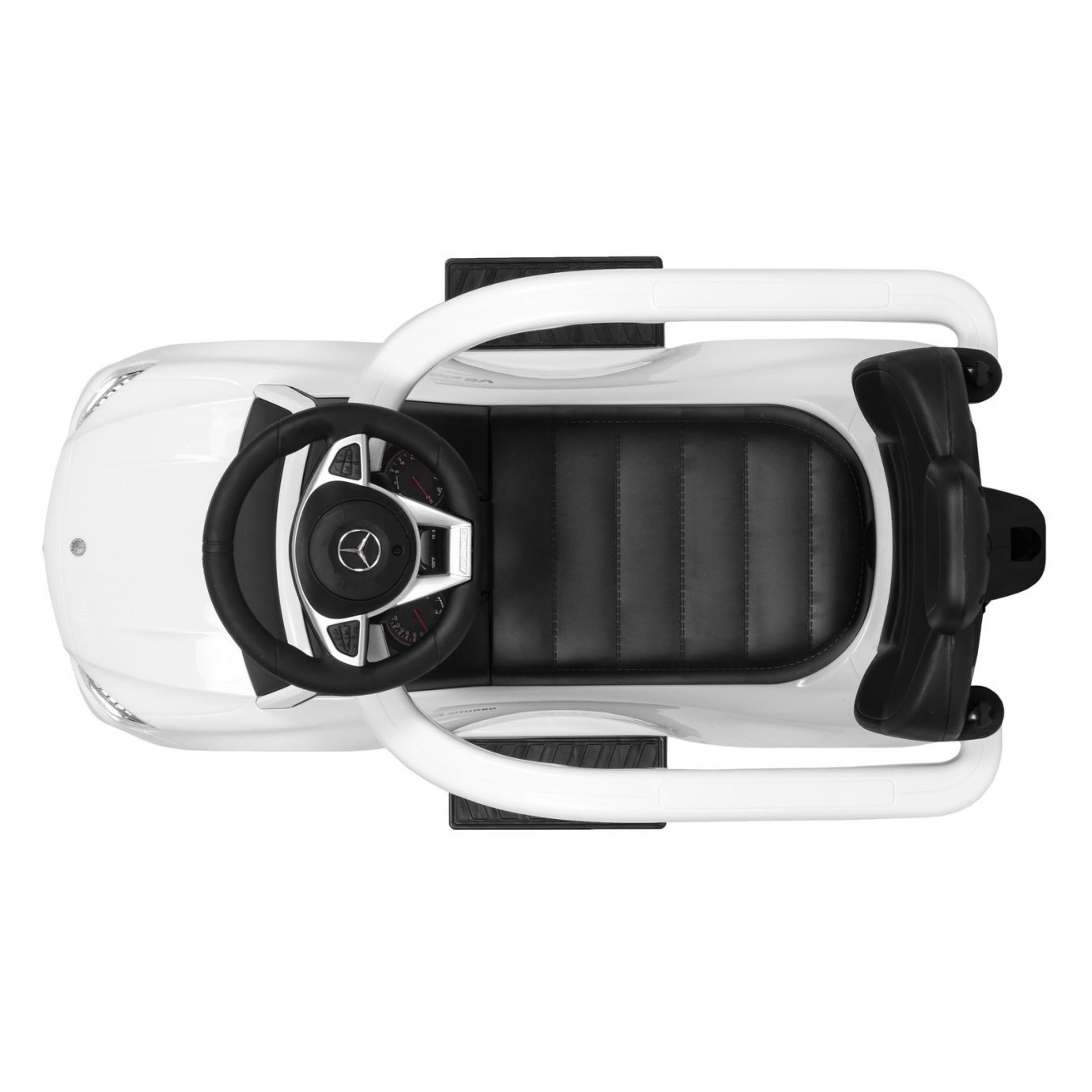 Каталка Mercedes-Benz AMG C63 с ручкой White