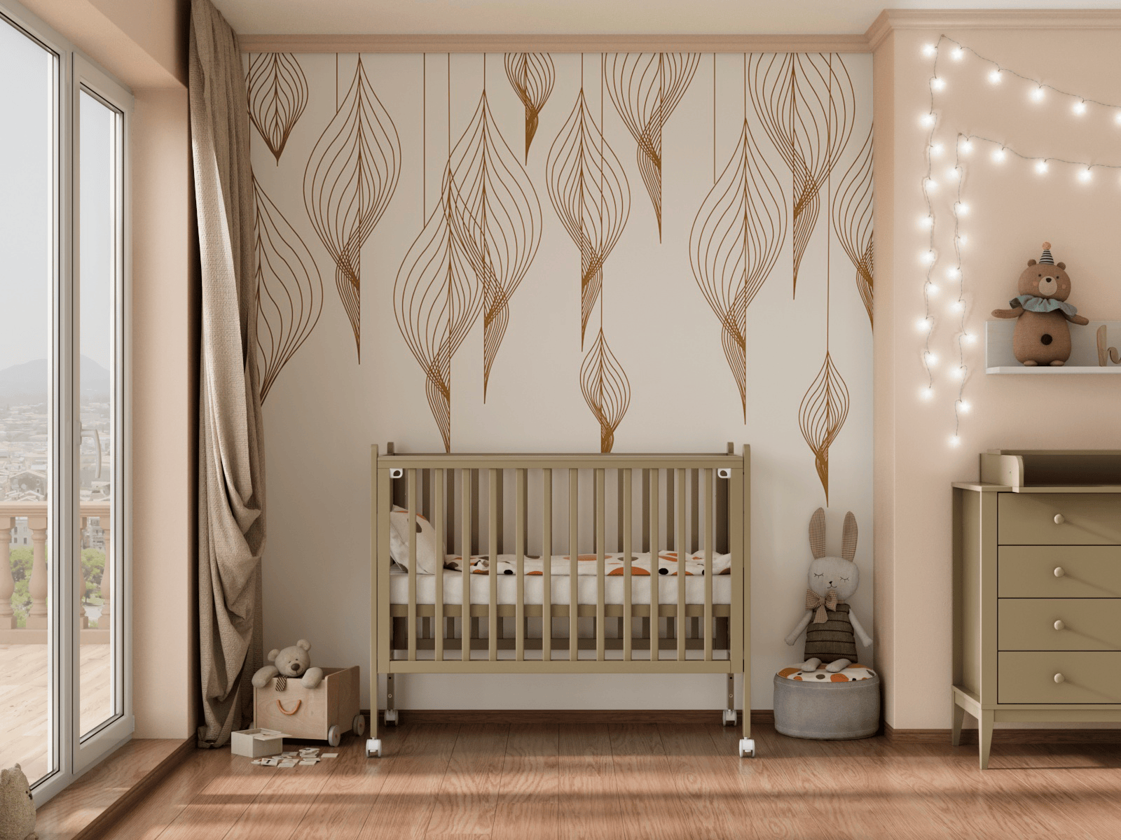 Кроватка Lunna Lika кашемир