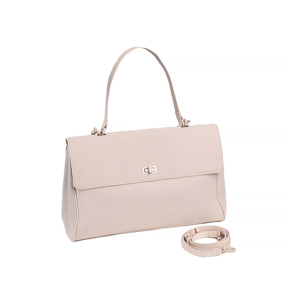 Коляска 2в1 Peppy Monaco Plus Beige (рама беж, шлифованный алюминий)