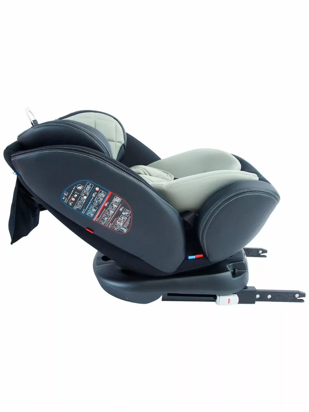 Автокресло детское, Isofix класс D, группа 0+/1/2/3 фисташковое