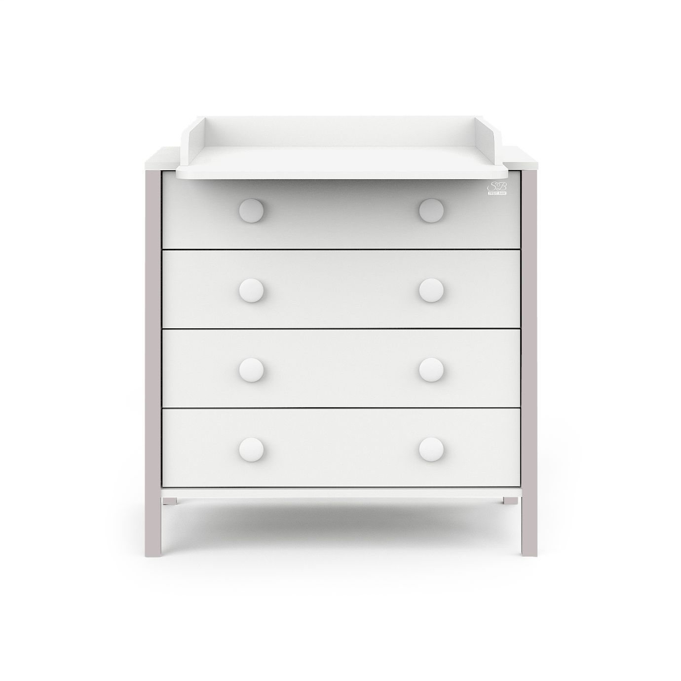 Пеленальный комод Giovanni Белый/Кашемир