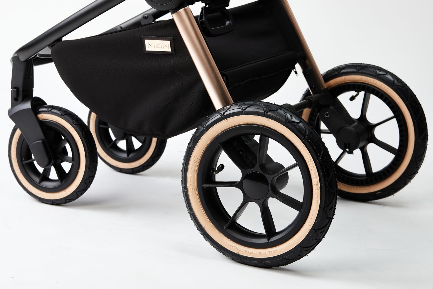 Коляска 2в1 Moon Resea S Rosegold