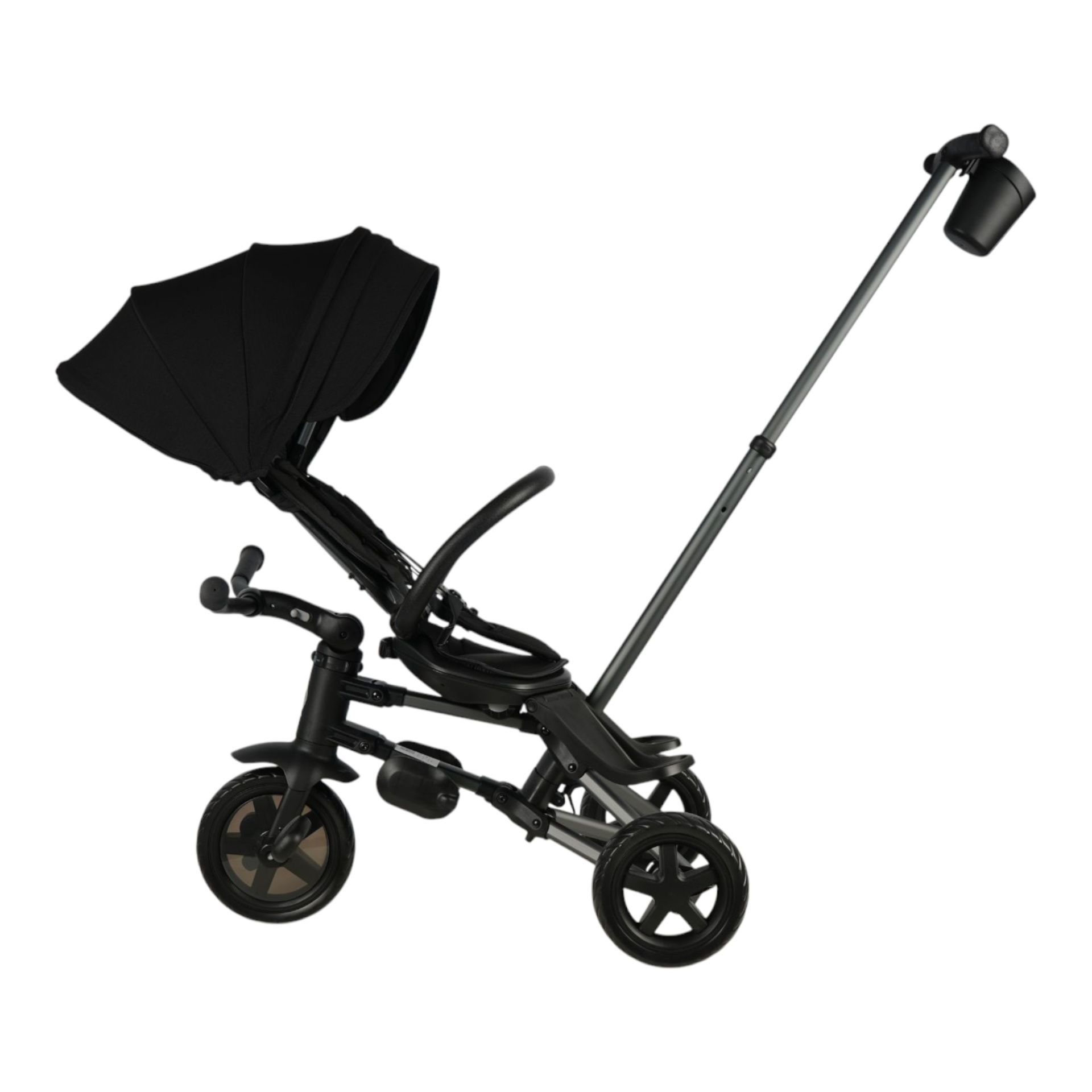 Велосипед трехколесный Qplay S700-16 Sprinter Black (EVA/Graphite)
