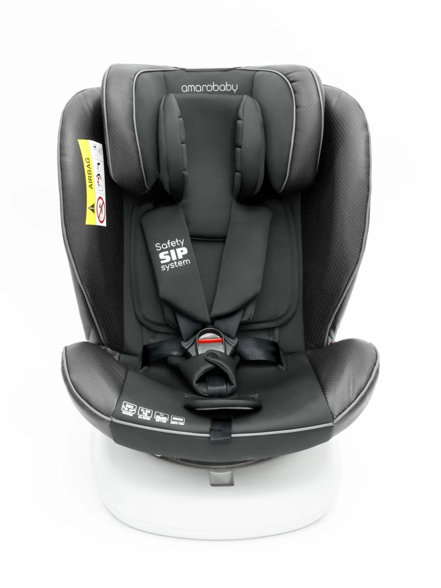 Автокресло детское CHAMPION, Isofix класс D, группа 0+/1/2/3 графит