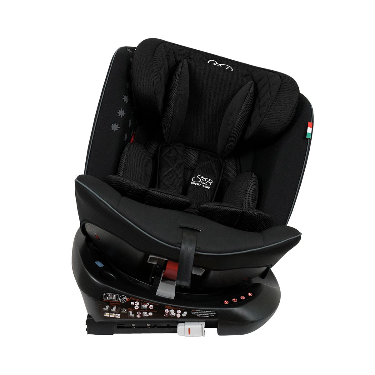 Автокресло группа (0-36) Crosstour 360 SPS Isofix Black