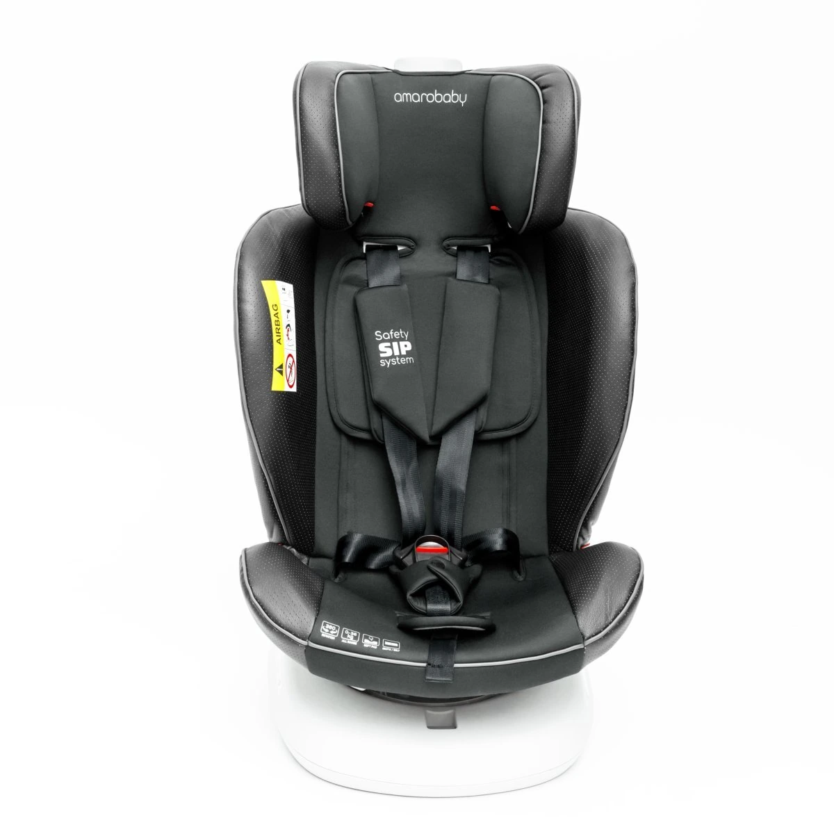 Автокресло детское CHAMPION, Isofix класс D, группа 0+/1/2/3 графит