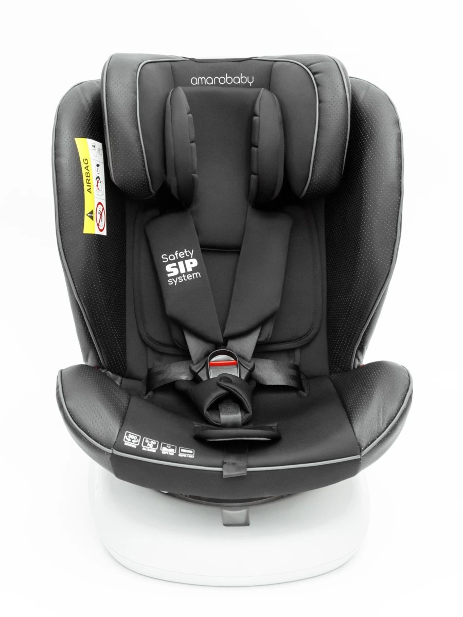 Автокресло детское CHAMPION, Isofix класс D, группа 0+/1/2/3 черный