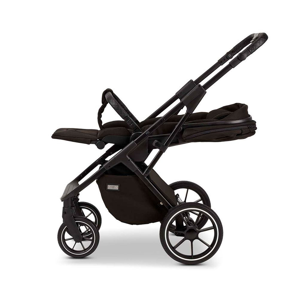 Коляска Moon Piu 2 в 1 Black 2024