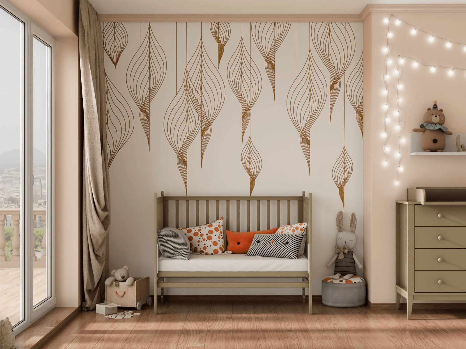 Кроватка Lunna Lika кашемир