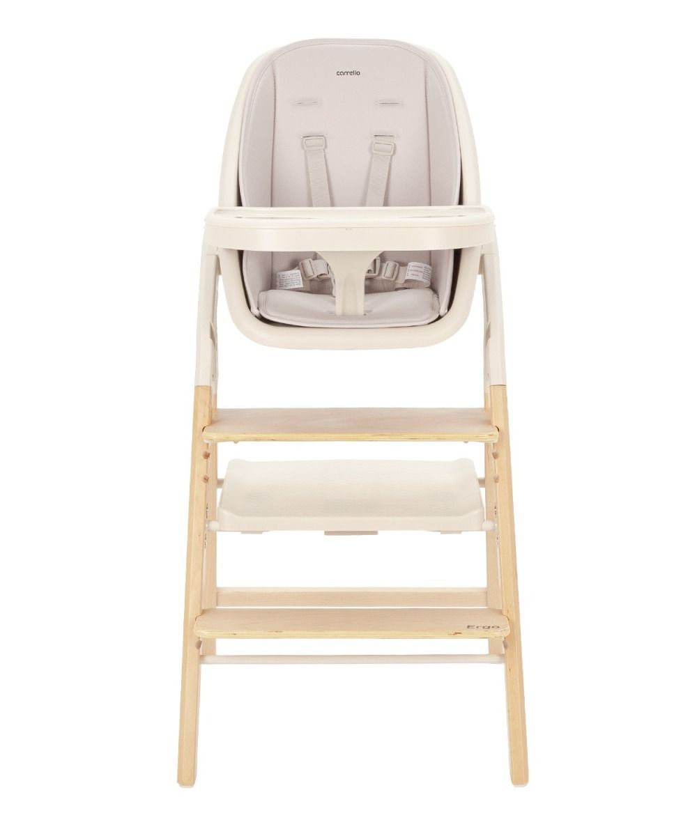 Стульчик для кормления Carrello Ergo, Sugar Beige (Светло-серый)