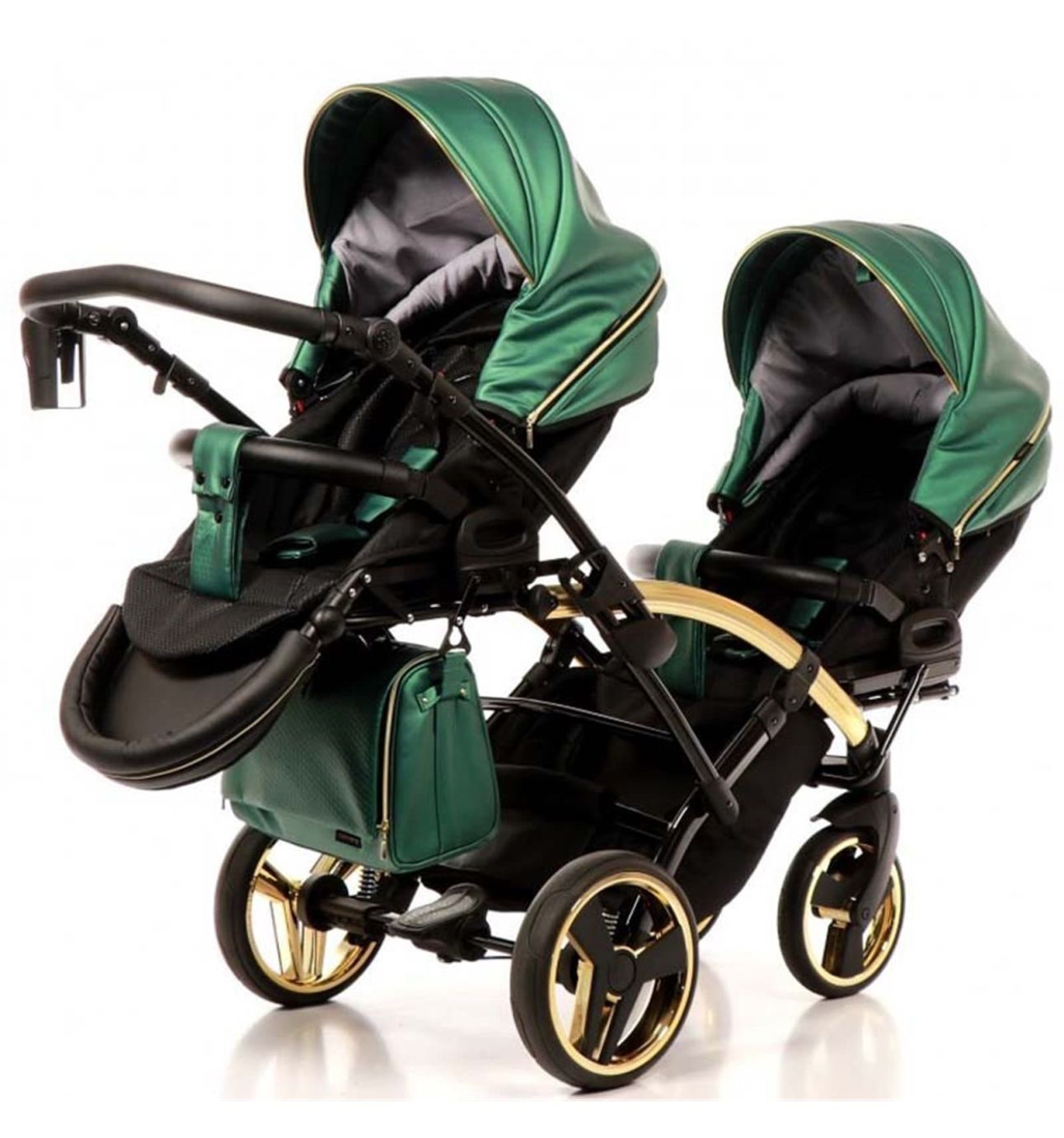 Коляска для двойни Junama Diamond Fluo line Duo Slim