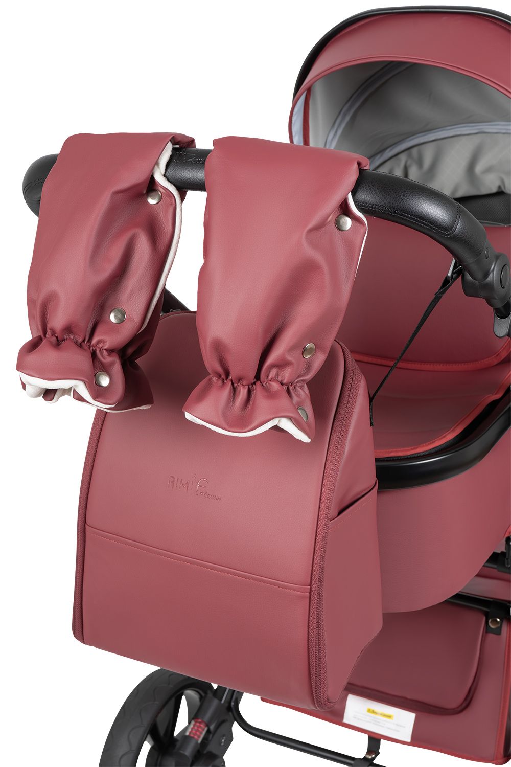 Коляска трансформер Aimile Adventurer бургунди