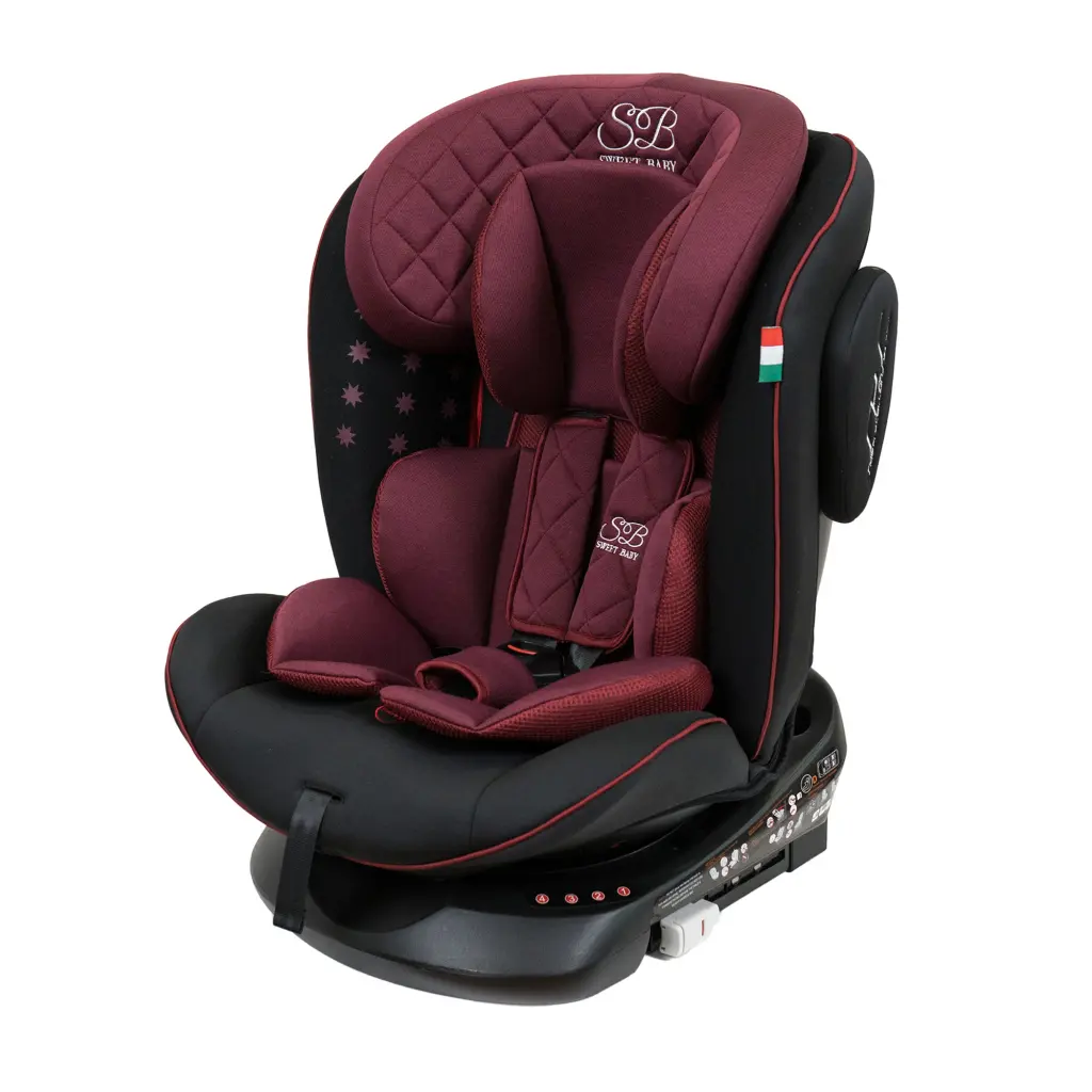 Автокресло группа (0-36) Crosstour 360 SPS Isofix Wine / Black