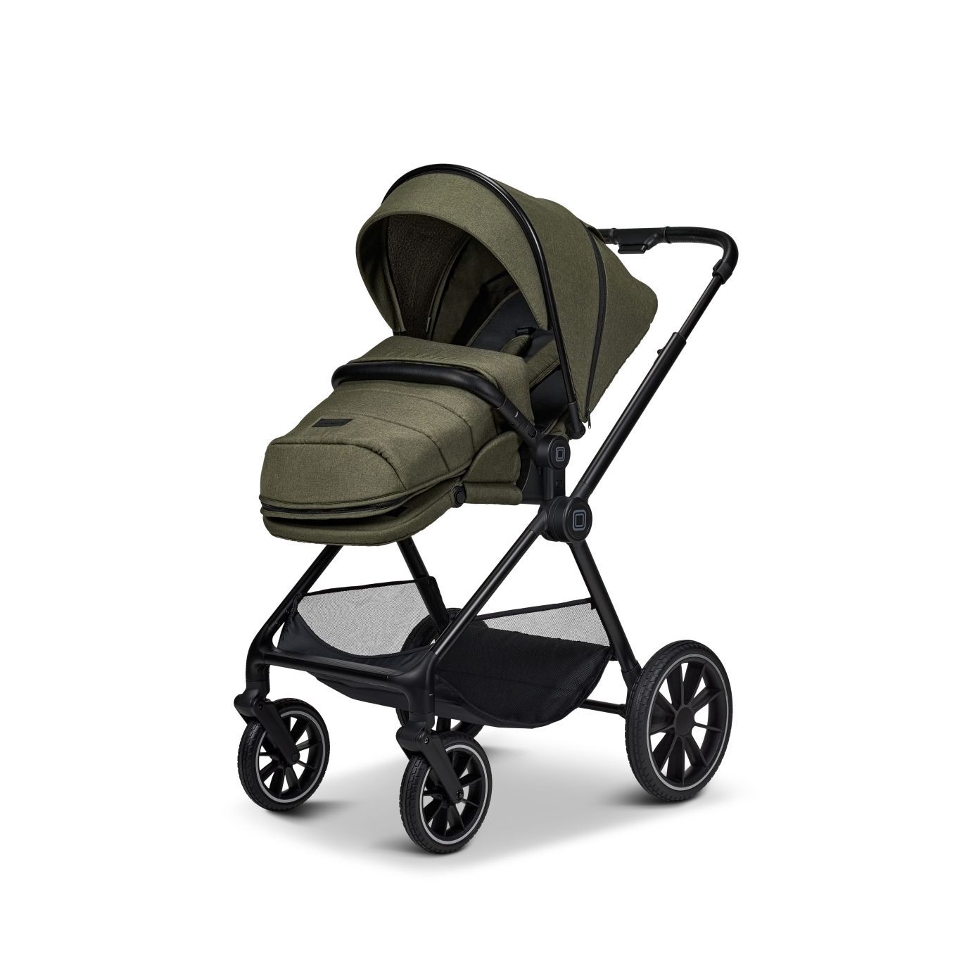 Коляска детская 2в1 Clicc moss/melange 2025