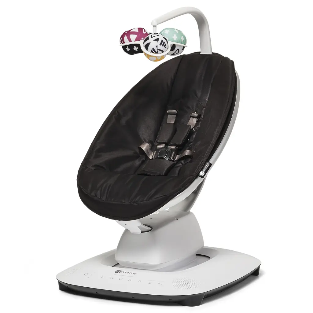 Кресло-качалка 4moms mamaRoo New черная в интернет-магазине Оксмаркет.  Кресло-качалка 4moms mamaRoo New черная: описание, отзывы, характеристики и  фотографии.