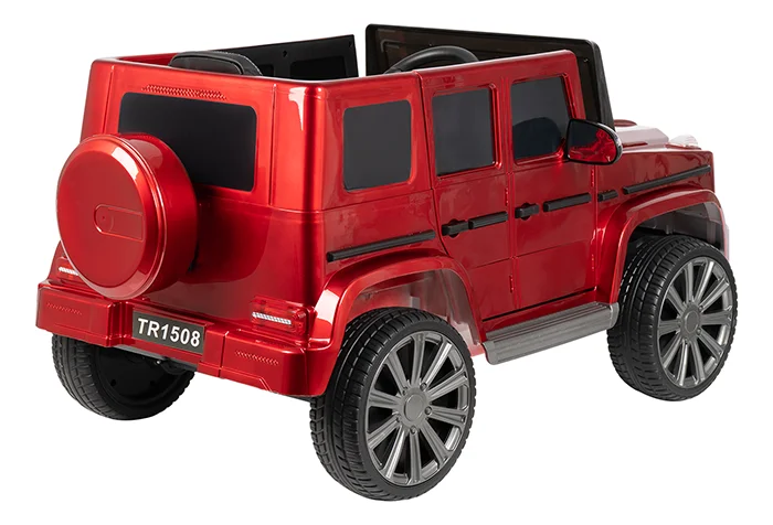 Джип детский электромобиль TR1508 красный металлик