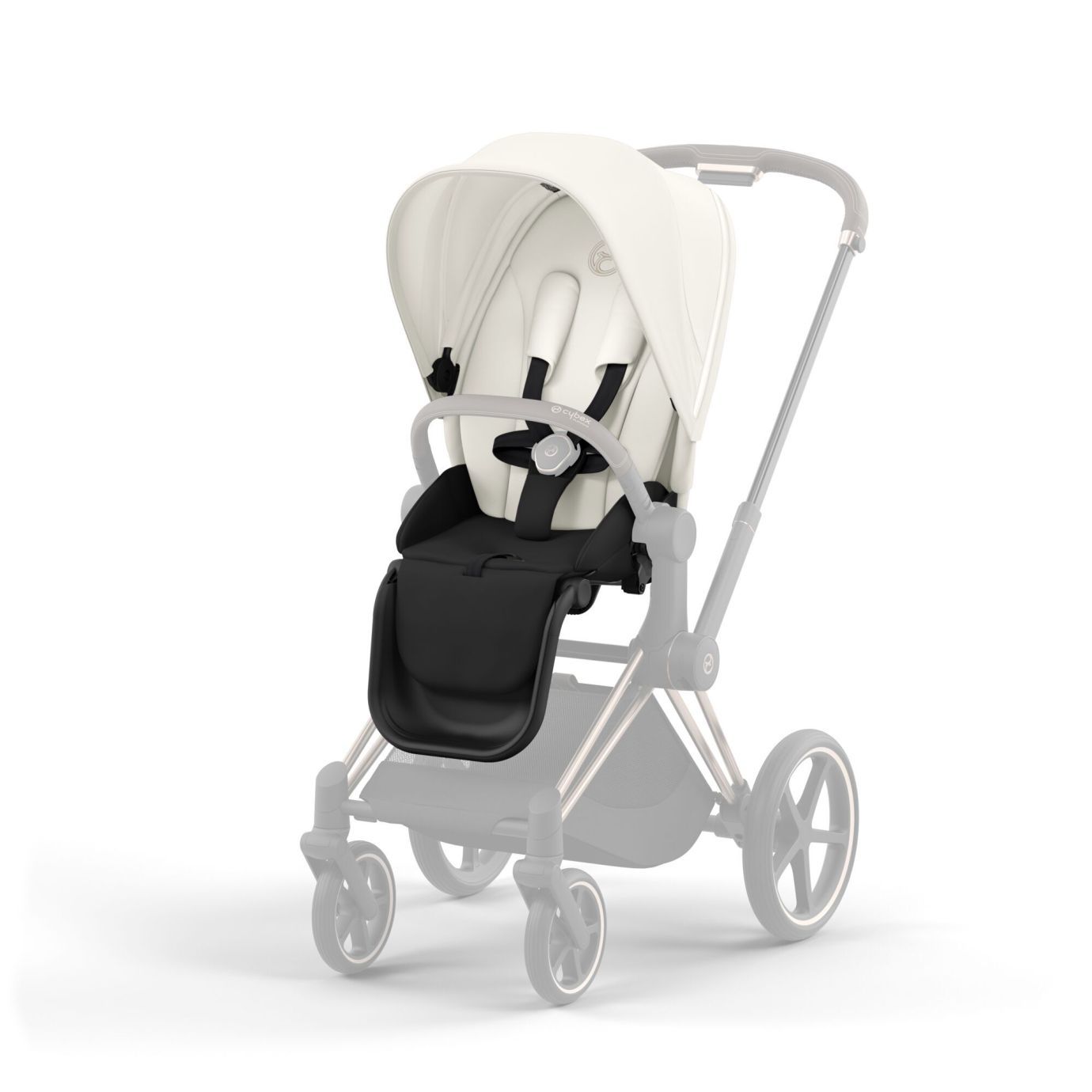 Cybex Priam IV Коляска 2 в 1, шасси IV Matt Black/Off White